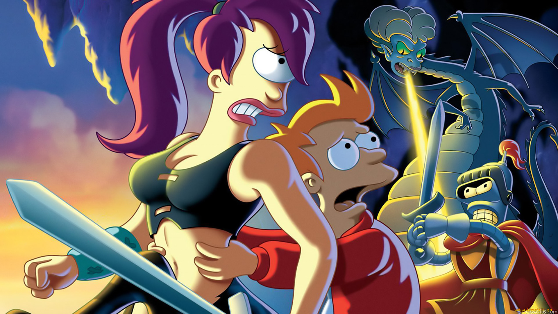 Обои Futurama Мультфильмы Futurama, обои для рабочего стола, фотографии  futurama, мультфильмы, футурама Обои для рабочего стола, скачать обои  картинки заставки на рабочий стол.